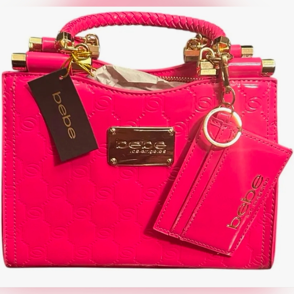 BAG - NWT Bebe Dana Monogram Top Handle Crossbody